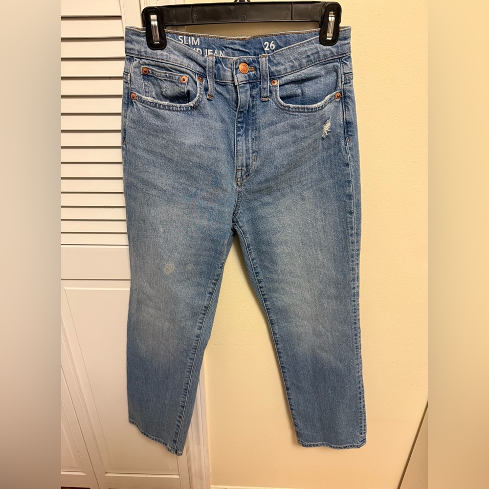 J.Crew Slim Boyfriend Straight Jeans